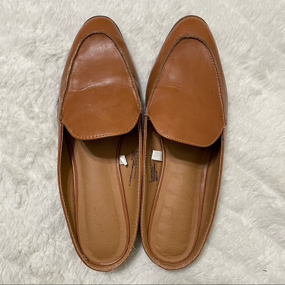 Universal Thread Shoes - UNIVERSAL THREAD Tan Faux Leather Mules from Target